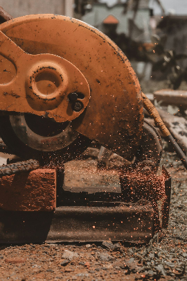 Saw blade detail