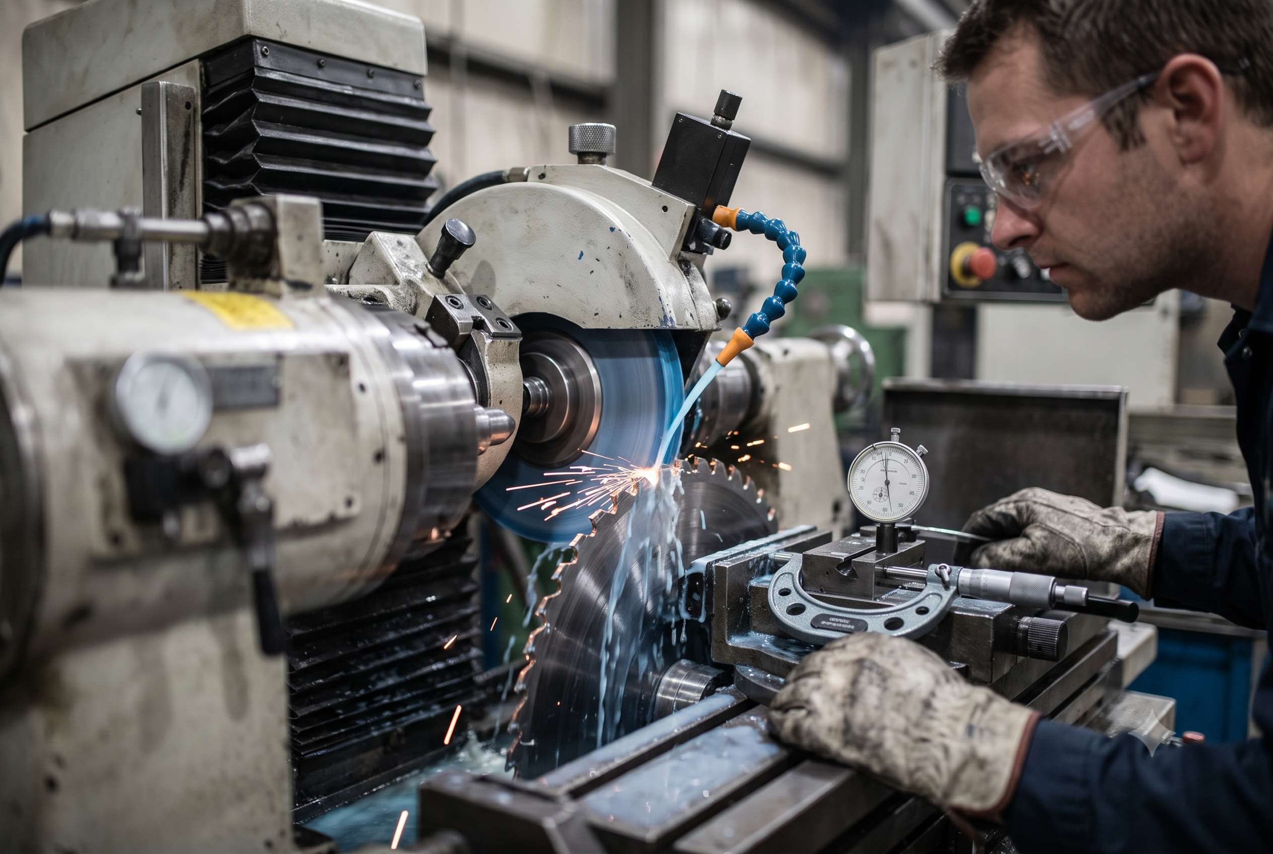 Saw blade sharpening at REMI Industries